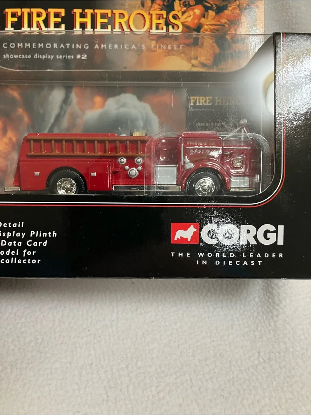 Corgi Fire Heroes 1960 ALF 900 Series Pumper (Bethpage F.D.) diecast model truck